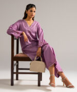 Lilac Lawn Straight Suit - View 3