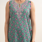 Emerland Green Lawn Unstitched Ensemble - View 1