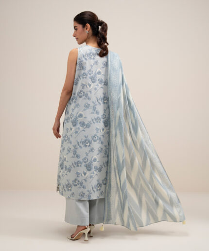 Unstitched 3-Piece Ensemble - View 2