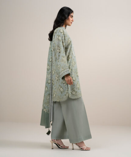 Unstitched 3-Piece Ensemble - View 1