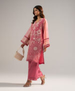 Blended Organza Straight Suit - View 2