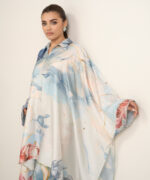 Light Blue Kaftan Suit - View 2