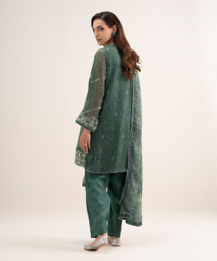 Unstitched 3-Piece Ensemble - View 2