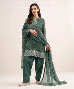 Unstitched 3-Piece Ensemble - View 1