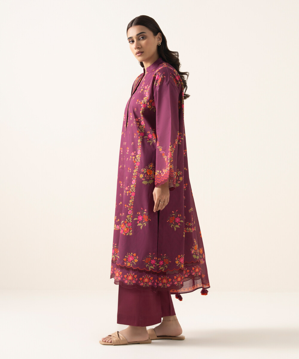 Unstitched 3-Piece Ensemble - View 1 Unstitched 3-Piece Ensemble - View 1