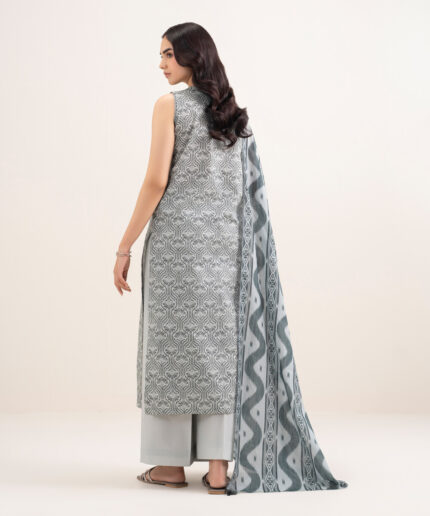 Unstitched 3-Piece Ensemble - View 1