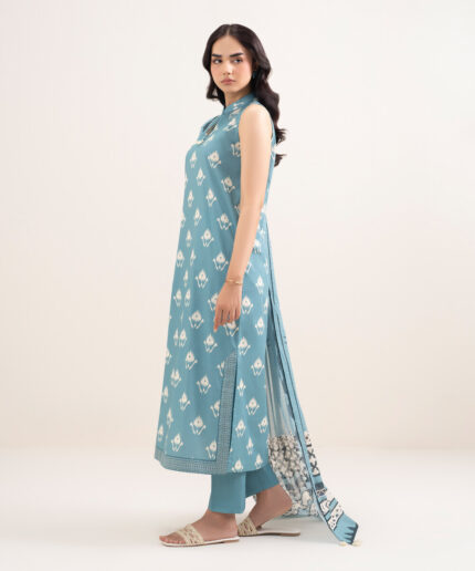 Unstitched 3-Piece Ensemble - View 2