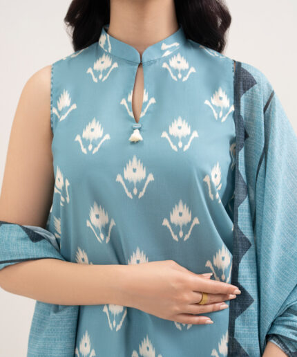 Unstitched 3-Piece Ensemble - View 1