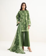 Unstitched 3-Piece Ensemble - View 2