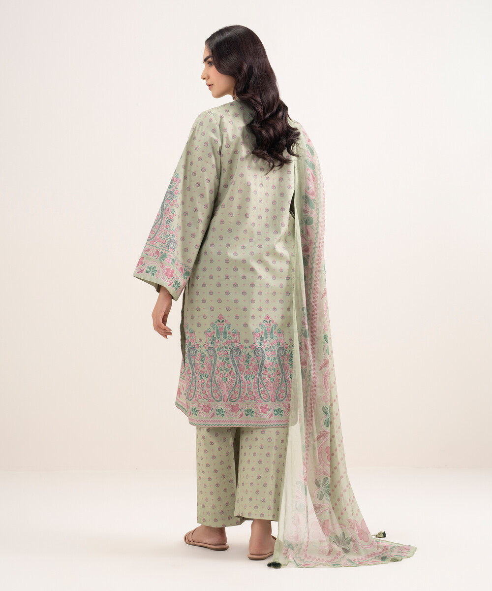 Unstitched 3-Piece Ensemble - View 1 Unstitched 3-Piece Ensemble - View 1