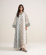 Light Beige Lawn Unstitched Ensemble - View 3
