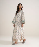 Light Beige Lawn Unstitched Ensemble - View 2