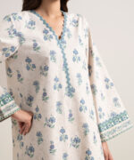Light Beige Lawn Unstitched Ensemble - View 4