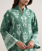 Green Lawn Unstitched Ensemble - View 4