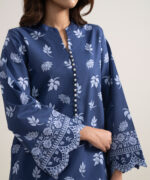 Blue Lawn Unstitched Ensemble - View 5