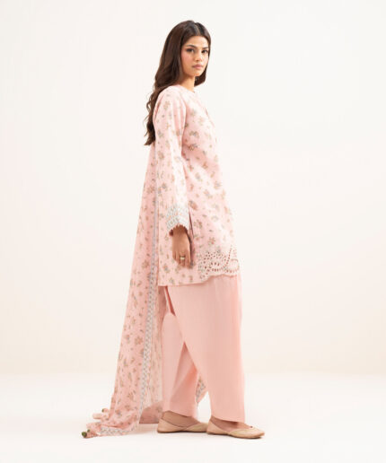 Unstitched 3-Piece Ensemble - View 2