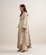 Light Beige Lawn Unstitched Ensemble - View 5