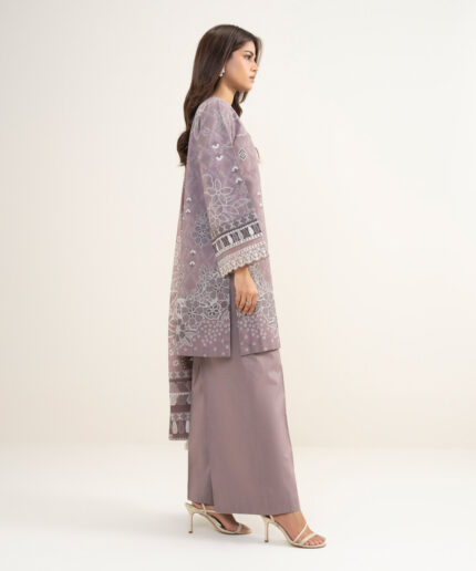 Unstitched 3-Piece Ensemble - View 2