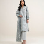 Grey Lawn Unstitched Ensemble - View 1