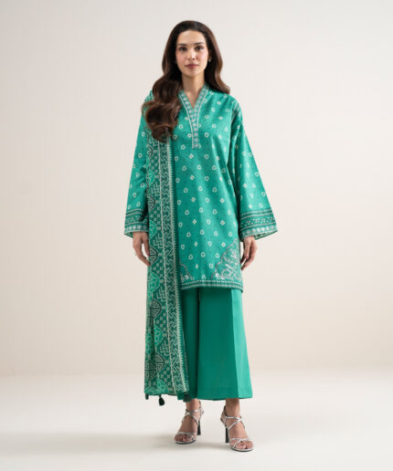 Unstitched 3-Piece Ensemble - View 1