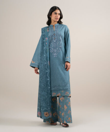 Unstitched 3-Piece Ensemble - View 2