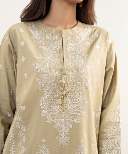 Unstitched 3-Piece Ensemble - View 2