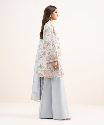 Unstitched 3-Piece Ensemble - View 2