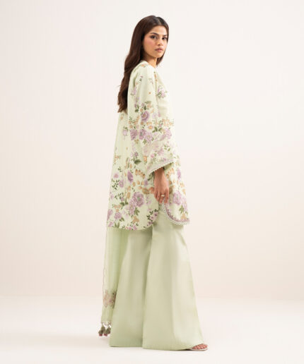 Unstitched 3-Piece Ensemble - View 2