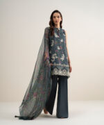 Grey Lawn Unstitched Ensemble - View 2