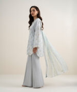 Light Grey Lawn Unstitched Ensemble - View 4