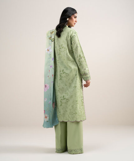 Unstitched 3-Piece Ensemble - View 2