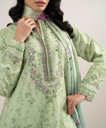 Unstitched 3-Piece Ensemble - View 1