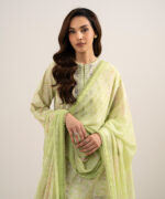 Light Green Lawn Unstitched Ensemble - View 3
