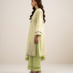 Light Green Lawn Unstitched Ensemble - View 1