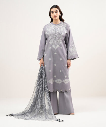 Unstitched 3-Piece Ensemble - View 1