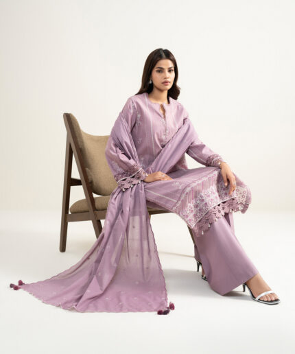 Unstitched 3-Piece Ensemble - View 1