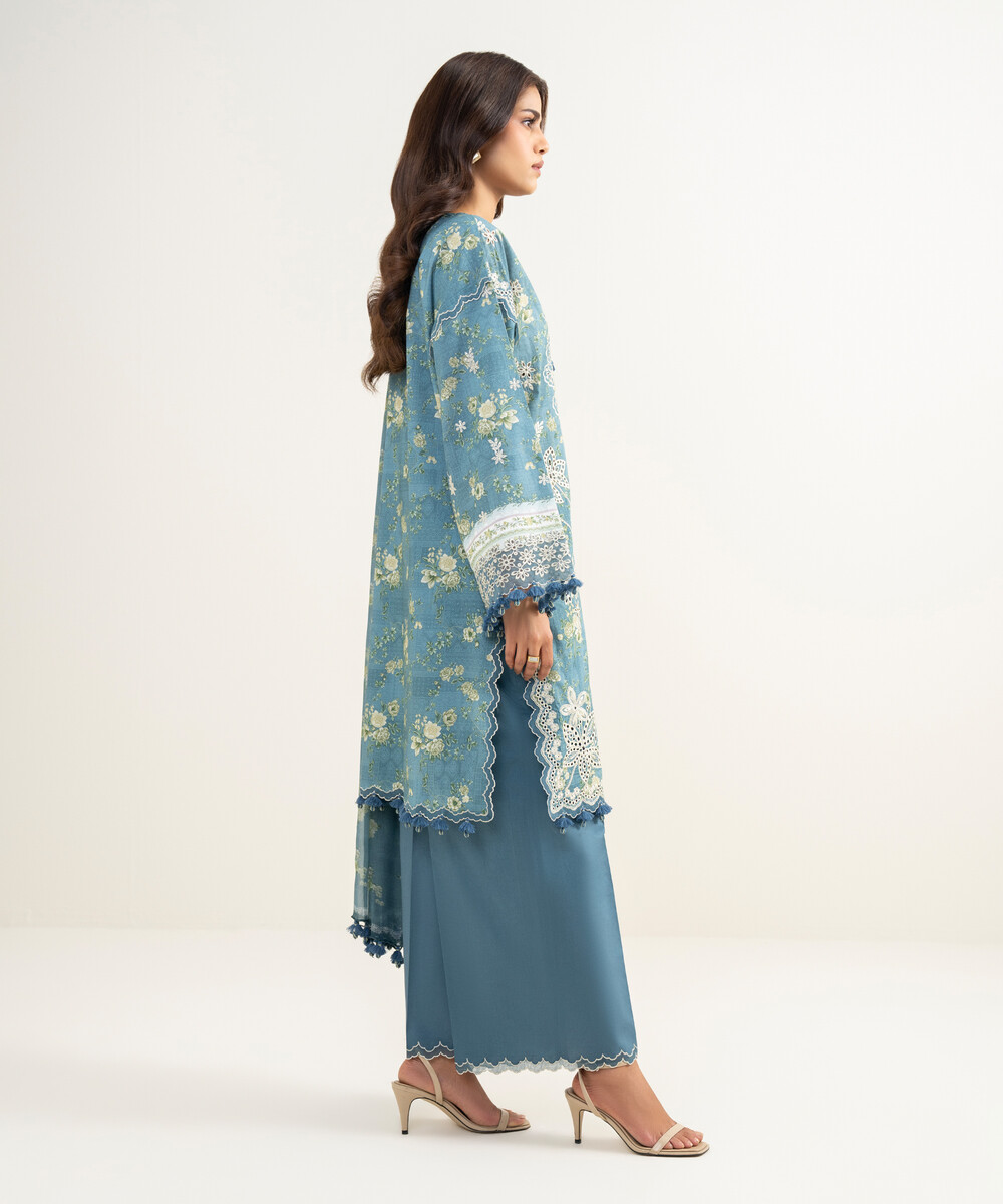 Unstitched 3-Piece Ensemble - View 1 Unstitched 3-Piece Ensemble - View 1