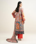 Multi Blended Grip Silk A-Line Suit - View 4