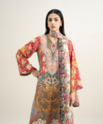 Multi Blended Grip Silk A-Line Suit - View 2