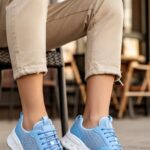 Blue Casual Sneaker For Ladies AT7387 - View 1