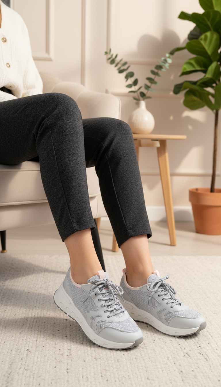AT738707-1_47a13547-757e-4ac2-a902-9cc3f6fef0ca.png Grey Casual Sneaker AT7387 - View 1