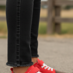 Red Casual Sneaker For Women AT7401 - View 1