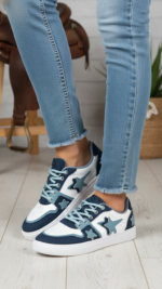 Blue Casual Sneaker For Ladies AT7402 - View 1