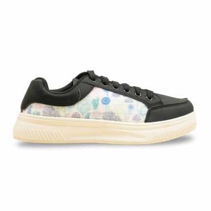 Black Casual Sneaker For Women AT7409 - View 2
