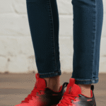 Red Casual Sneaker For Women AT7410 - View 1