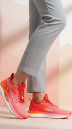 Orange Casual Sneaker For Women AT7412 - View 1