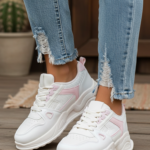 Pink Casual Sneaker For Ladies AT7437 - View 1