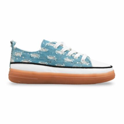 Blue Casual Women Sneaker AT7439 - View 2