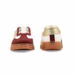 Maroon Casual Sneaker For Women AT7440 - View 4