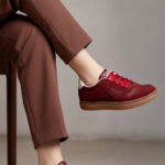Burgundy Casual Sneaker AT7442 - View 1